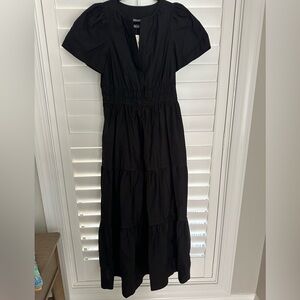 By Anthropologie Black Somerset Maxi Dress